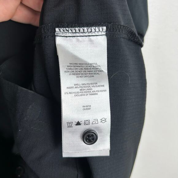 Columbia Womens Omni Shade Button Front Shirt Size XL Black Short Sleeve Vented - Picture 6 of 6